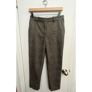 Aritzia Wilfred Chanbery Pants in brown plaid